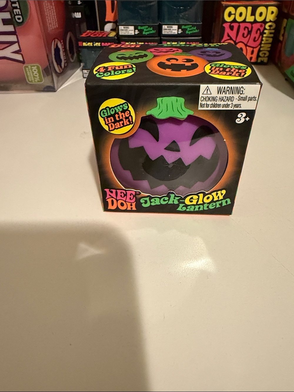 NeeDoh Jack-Glow Lantern - Purple